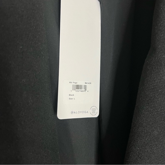 Alo Yoga Wool Gameday Overcoat black size large NEW! New with tags! - Picture 6 of 10